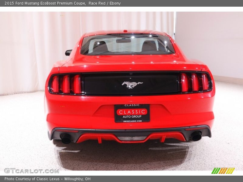 Race Red / Ebony 2015 Ford Mustang EcoBoost Premium Coupe