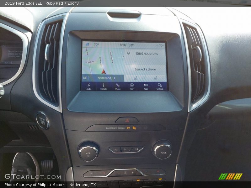 Ruby Red / Ebony 2019 Ford Edge SEL