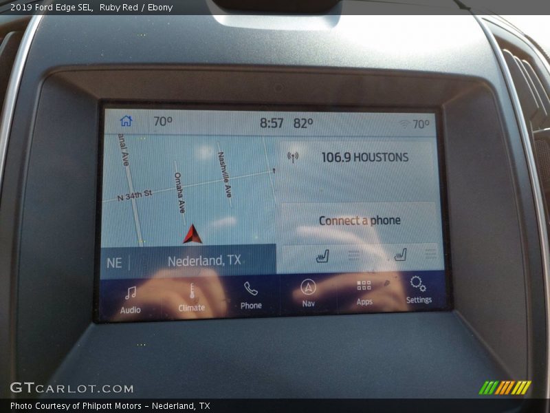 Ruby Red / Ebony 2019 Ford Edge SEL