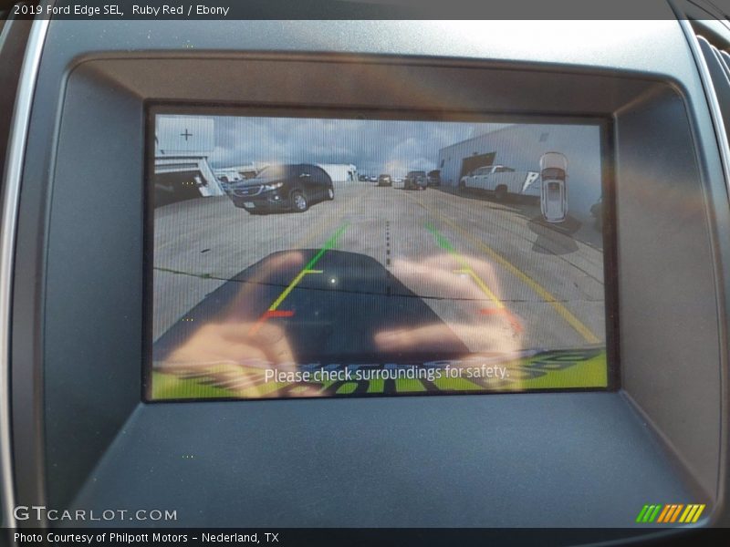 Ruby Red / Ebony 2019 Ford Edge SEL