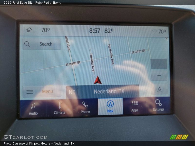 Ruby Red / Ebony 2019 Ford Edge SEL