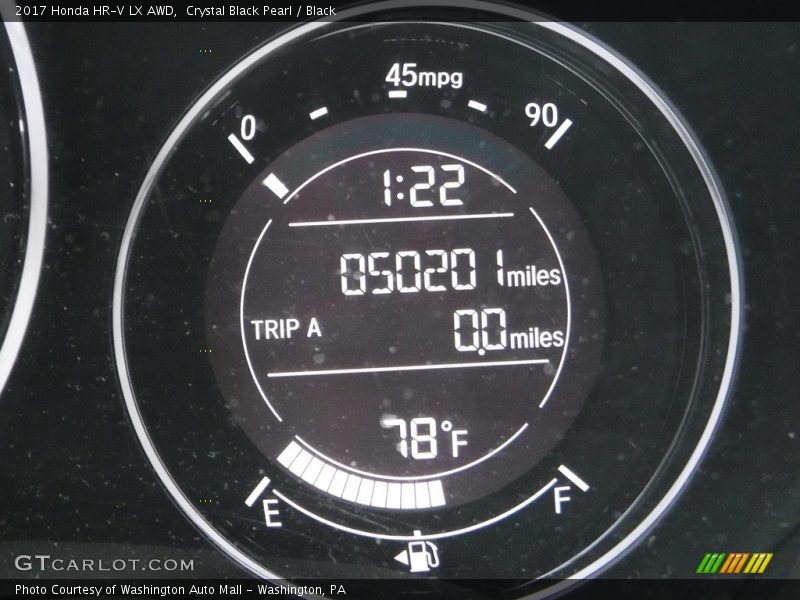 Crystal Black Pearl / Black 2017 Honda HR-V LX AWD