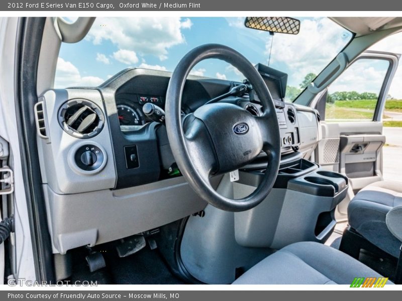 Oxford White / Medium Flint 2012 Ford E Series Van E150 Cargo