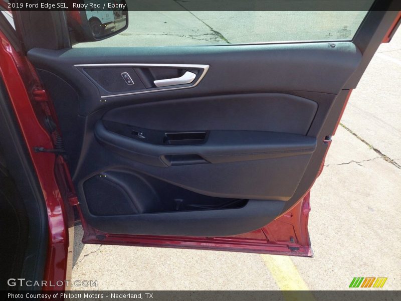Ruby Red / Ebony 2019 Ford Edge SEL