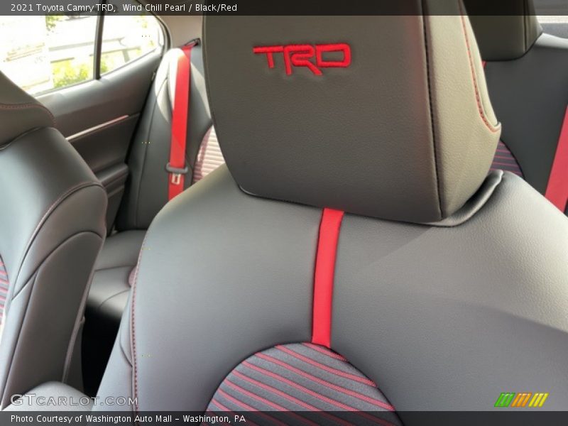 Front Seat of 2021 Camry TRD