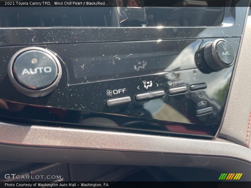 Wind Chill Pearl / Black/Red 2021 Toyota Camry TRD