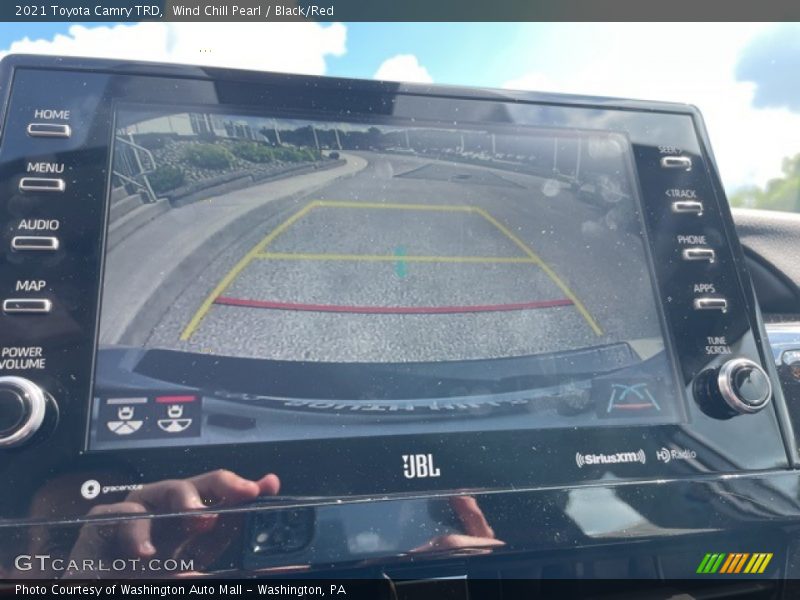 Wind Chill Pearl / Black/Red 2021 Toyota Camry TRD