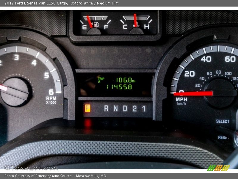 Oxford White / Medium Flint 2012 Ford E Series Van E150 Cargo