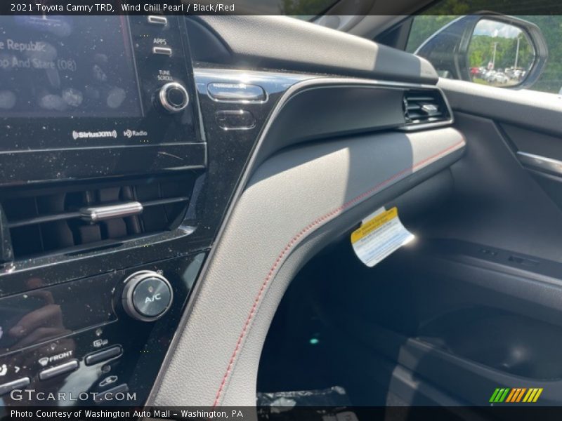 Wind Chill Pearl / Black/Red 2021 Toyota Camry TRD