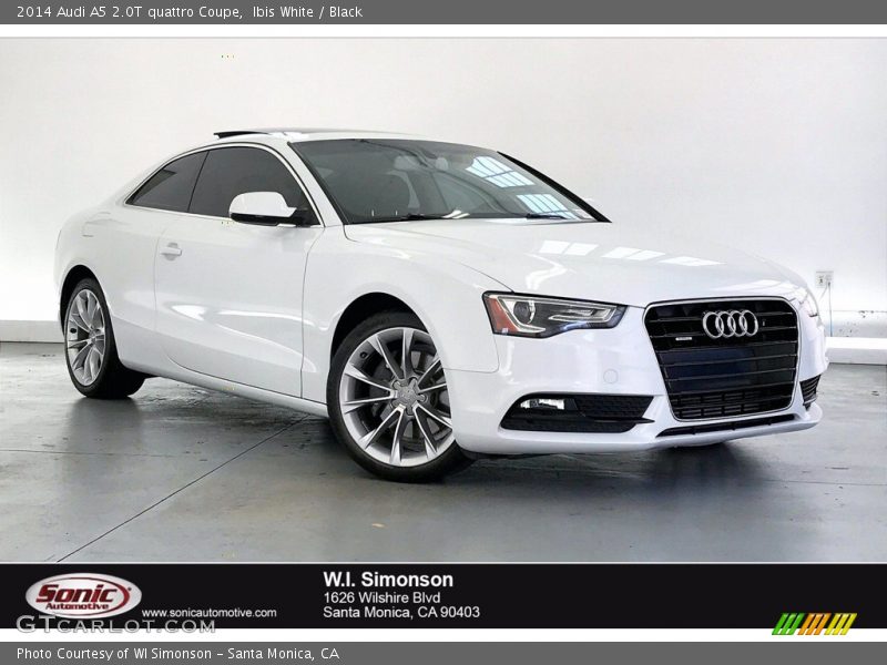 Ibis White / Black 2014 Audi A5 2.0T quattro Coupe