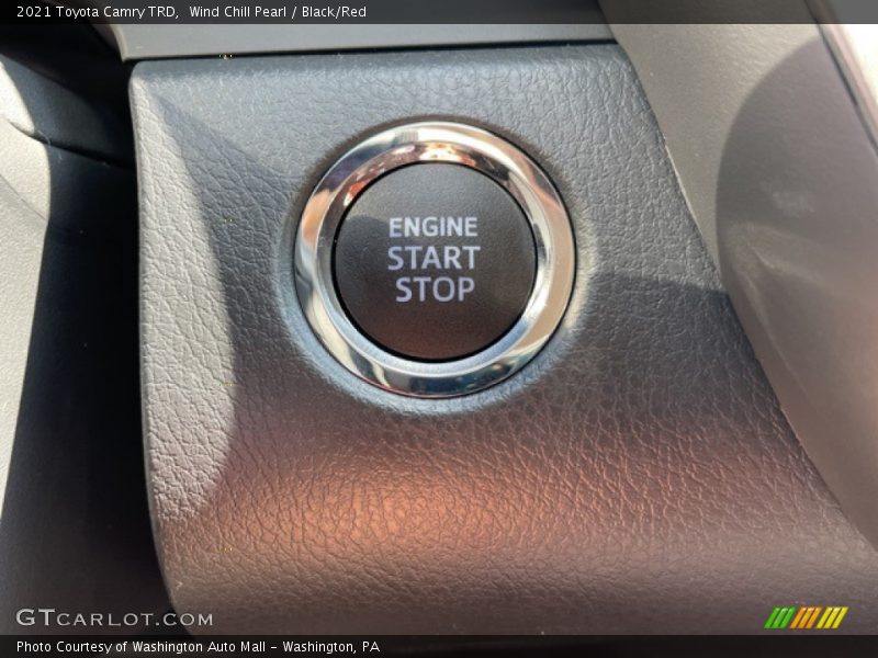 Wind Chill Pearl / Black/Red 2021 Toyota Camry TRD