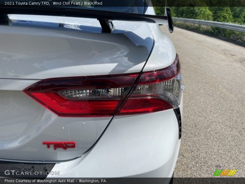 Wind Chill Pearl / Black/Red 2021 Toyota Camry TRD