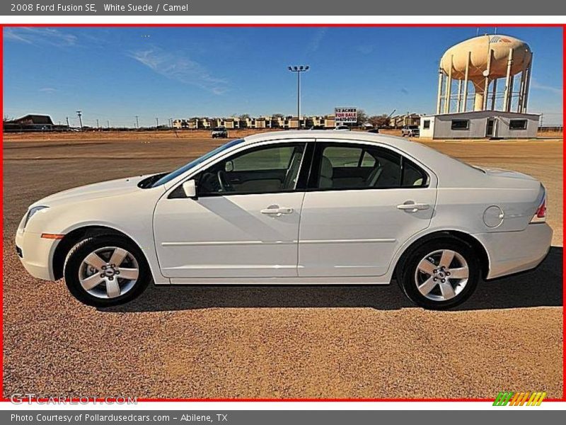 White Suede / Camel 2008 Ford Fusion SE