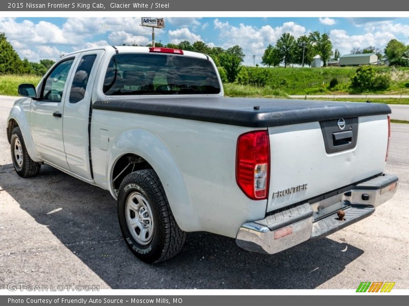 Glacier White / Steel 2015 Nissan Frontier S King Cab