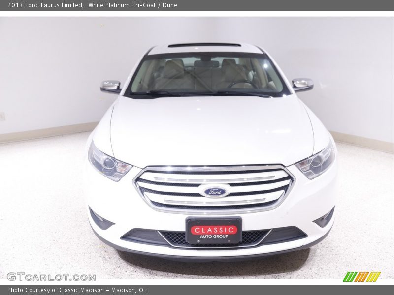 White Platinum Tri-Coat / Dune 2013 Ford Taurus Limited