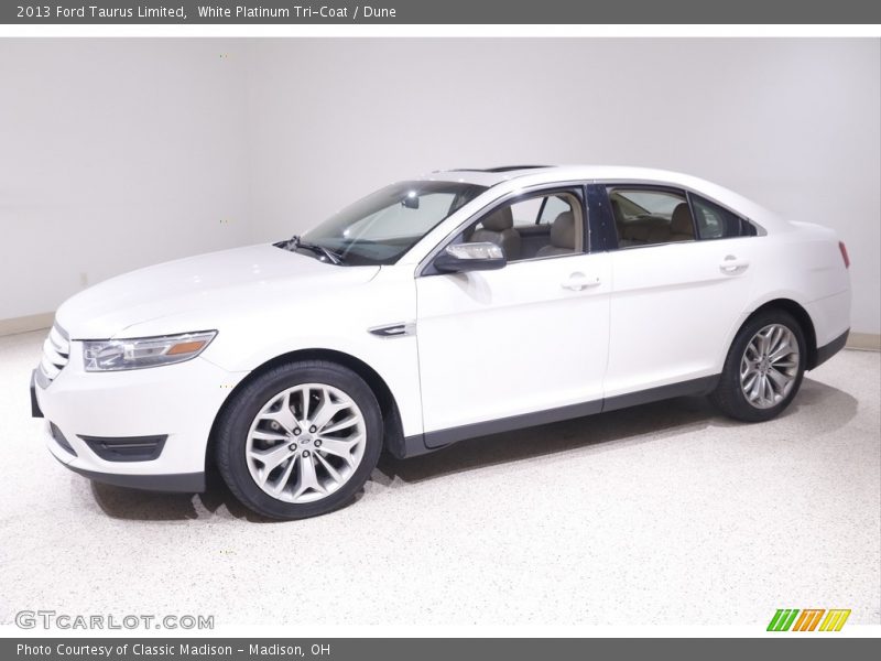 White Platinum Tri-Coat / Dune 2013 Ford Taurus Limited
