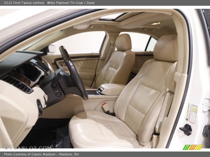 White Platinum Tri-Coat / Dune 2013 Ford Taurus Limited