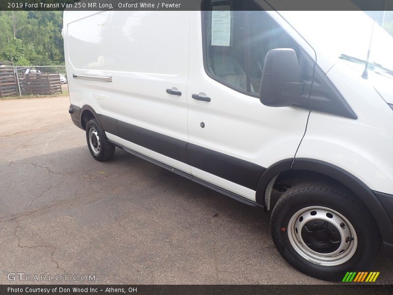Oxford White / Pewter 2019 Ford Transit Van 250 MR Long