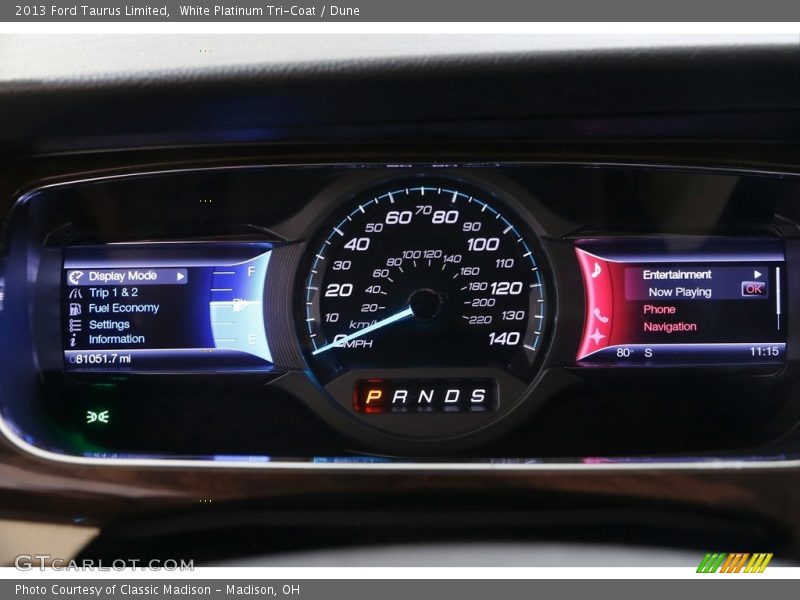 White Platinum Tri-Coat / Dune 2013 Ford Taurus Limited