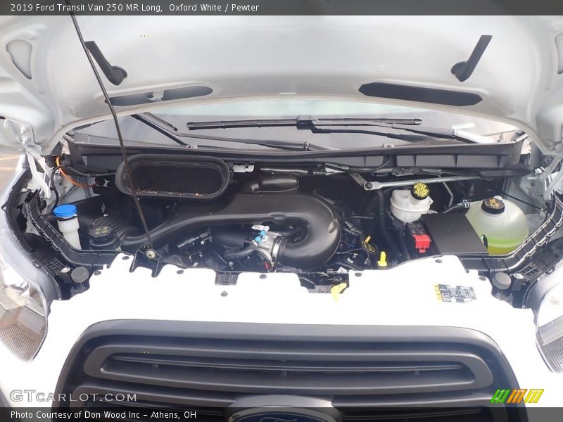 Oxford White / Pewter 2019 Ford Transit Van 250 MR Long