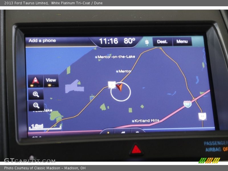 White Platinum Tri-Coat / Dune 2013 Ford Taurus Limited