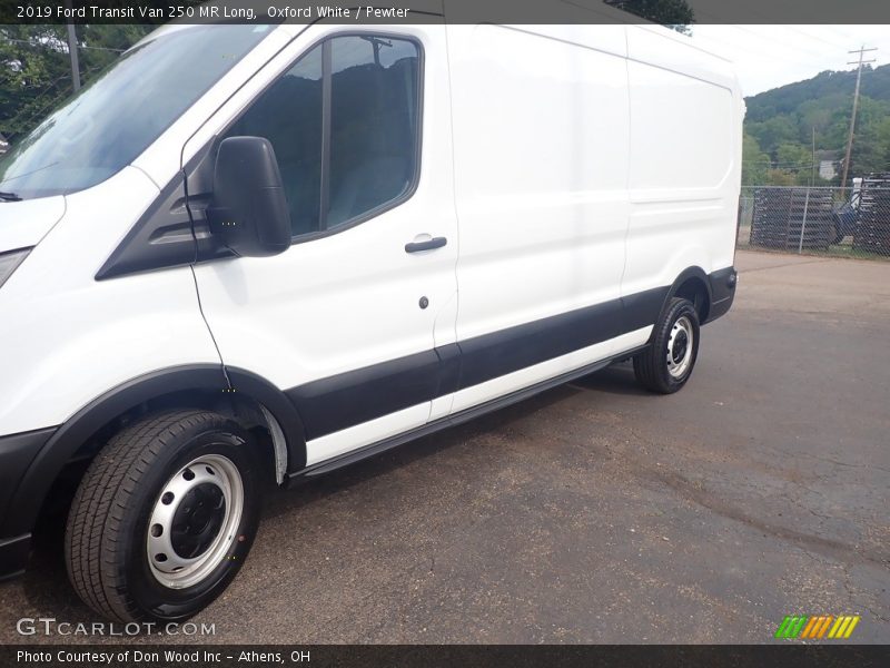 Oxford White / Pewter 2019 Ford Transit Van 250 MR Long