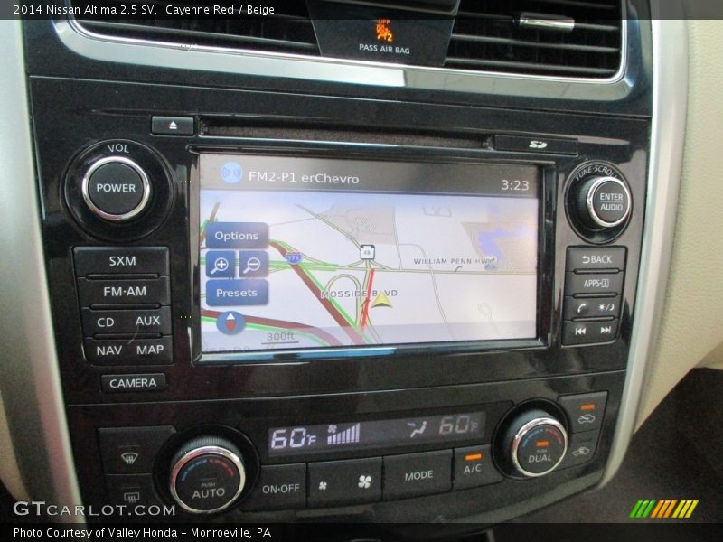 Cayenne Red / Beige 2014 Nissan Altima 2.5 SV