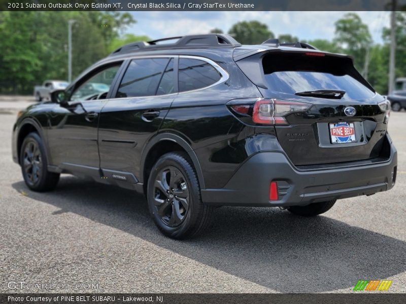 Crystal Black Silica / Gray StarTex Urethane 2021 Subaru Outback Onyx Edition XT