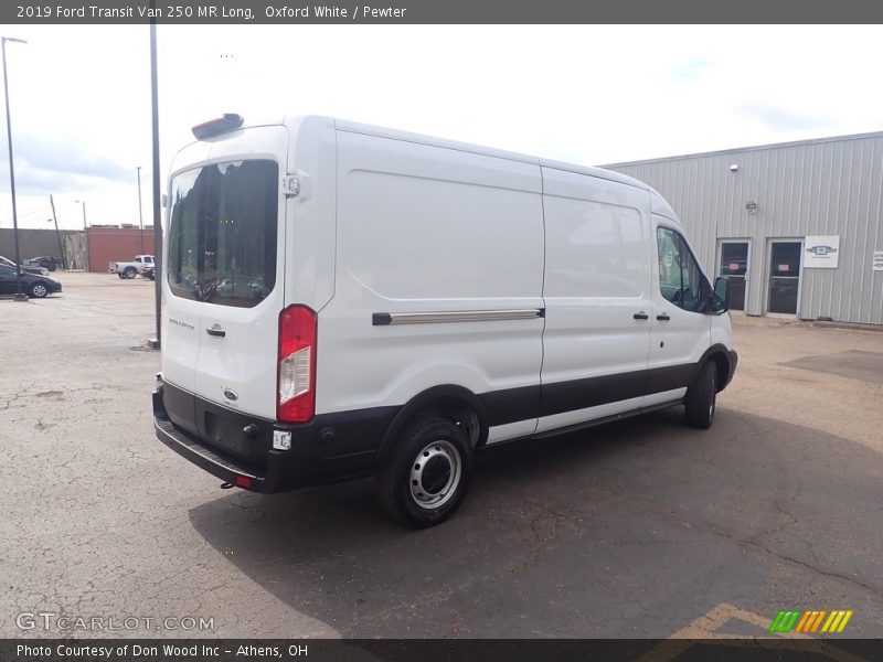 Oxford White / Pewter 2019 Ford Transit Van 250 MR Long