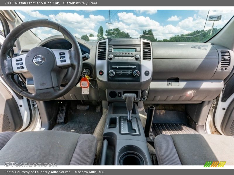 Steel Interior - 2015 Frontier S King Cab 