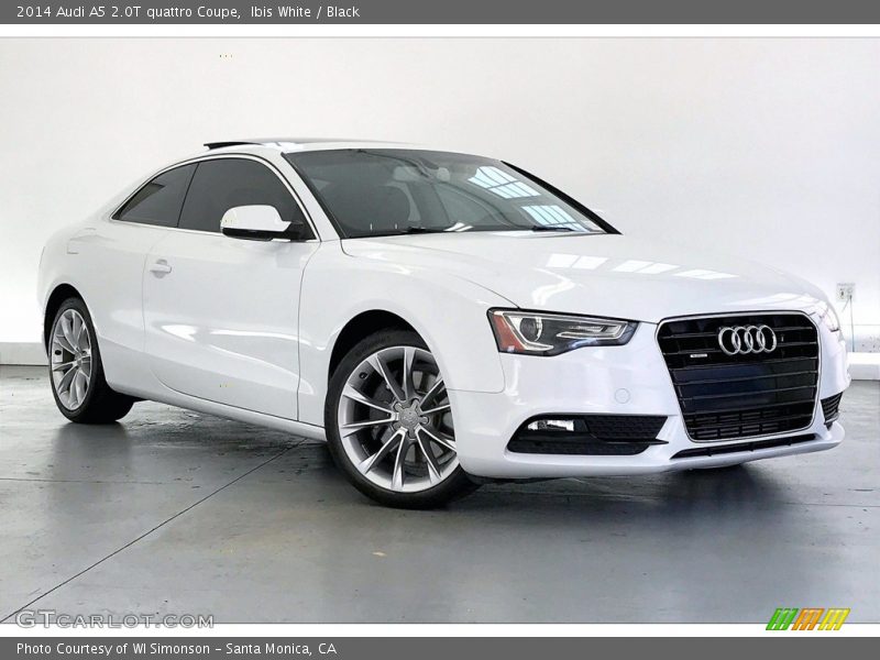 Ibis White / Black 2014 Audi A5 2.0T quattro Coupe