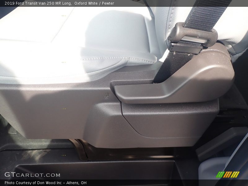 Oxford White / Pewter 2019 Ford Transit Van 250 MR Long