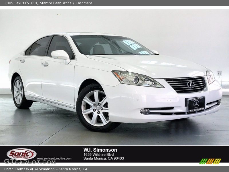 Starfire Pearl White / Cashmere 2009 Lexus ES 350