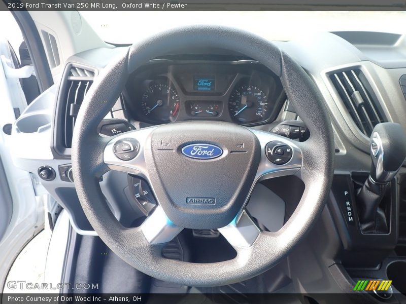 Oxford White / Pewter 2019 Ford Transit Van 250 MR Long