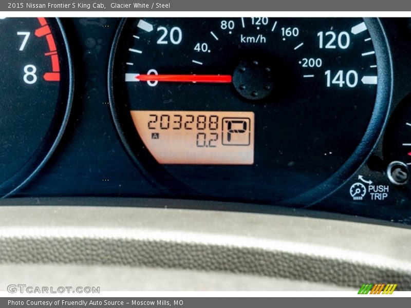 Glacier White / Steel 2015 Nissan Frontier S King Cab