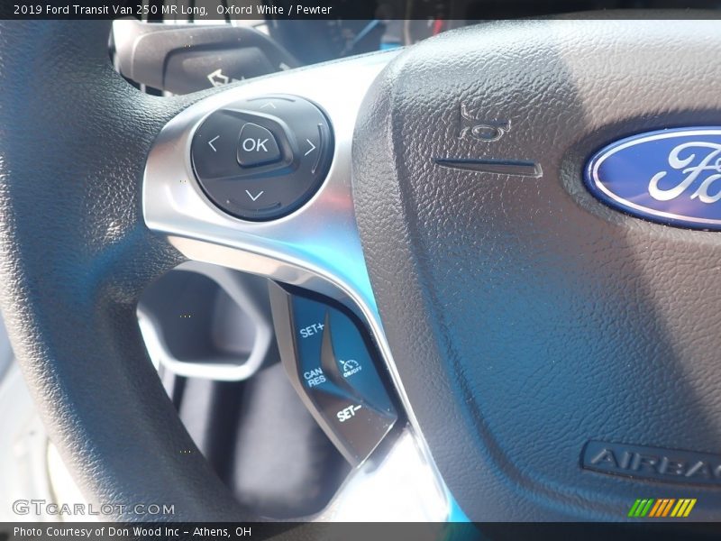 Oxford White / Pewter 2019 Ford Transit Van 250 MR Long