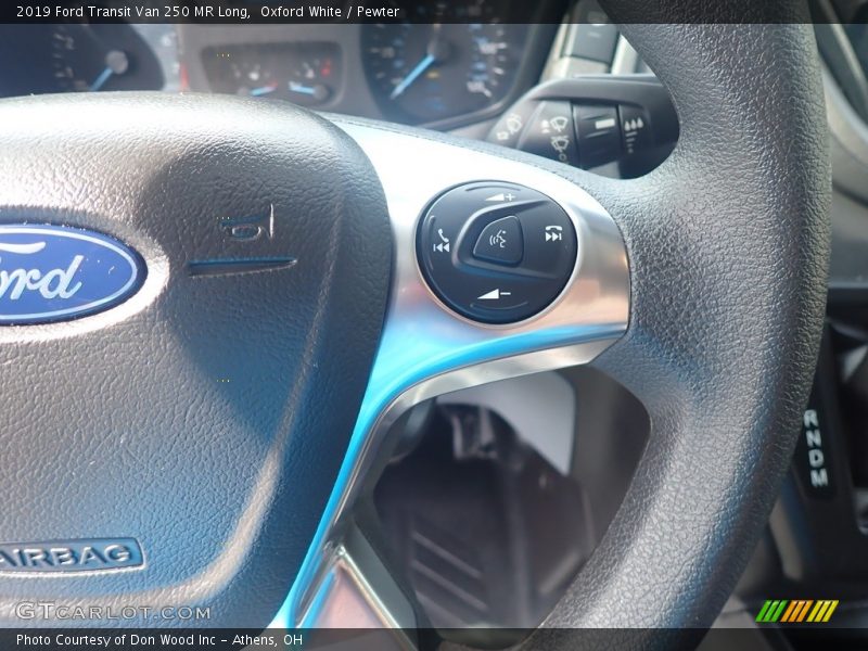 Oxford White / Pewter 2019 Ford Transit Van 250 MR Long