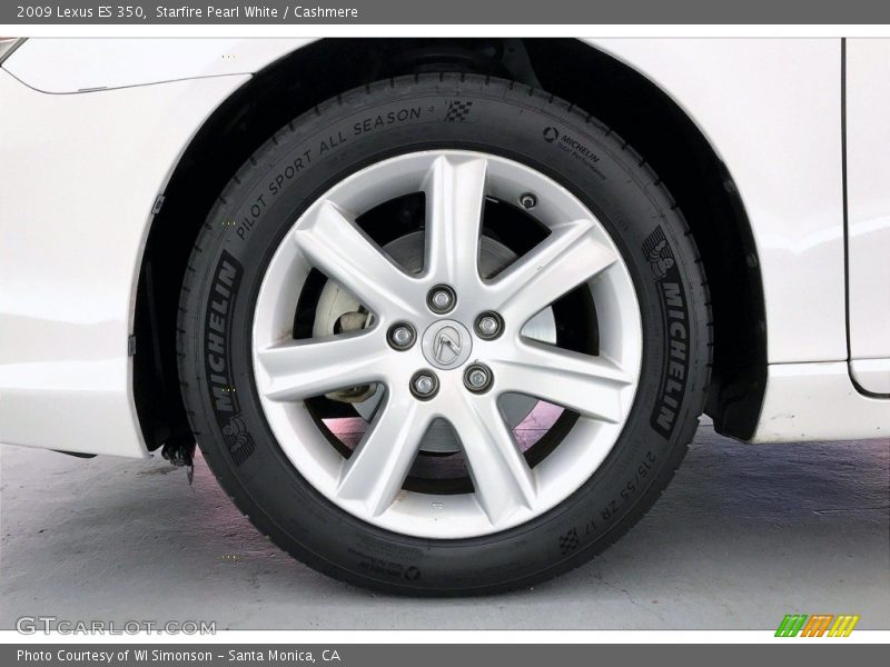 Starfire Pearl White / Cashmere 2009 Lexus ES 350
