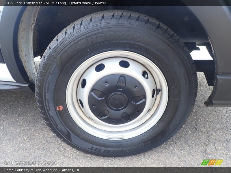 Oxford White / Pewter 2019 Ford Transit Van 250 MR Long