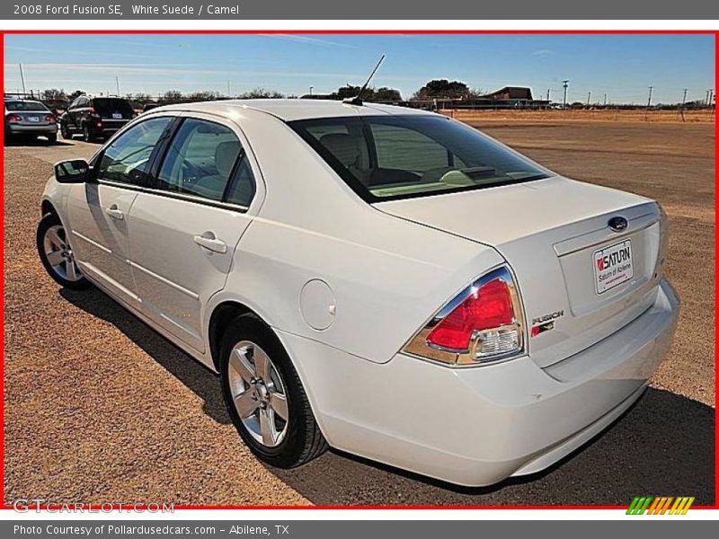 White Suede / Camel 2008 Ford Fusion SE