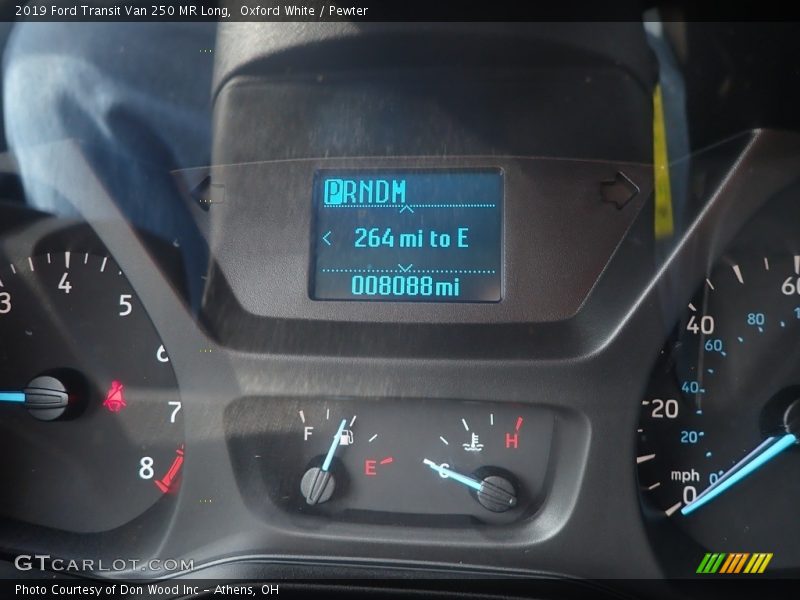 Oxford White / Pewter 2019 Ford Transit Van 250 MR Long