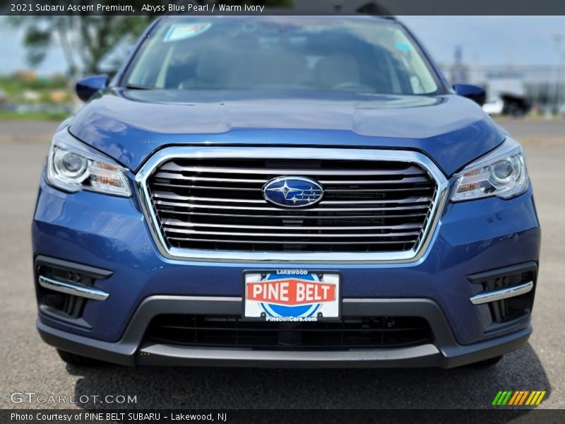 Abyss Blue Pearl / Warm Ivory 2021 Subaru Ascent Premium