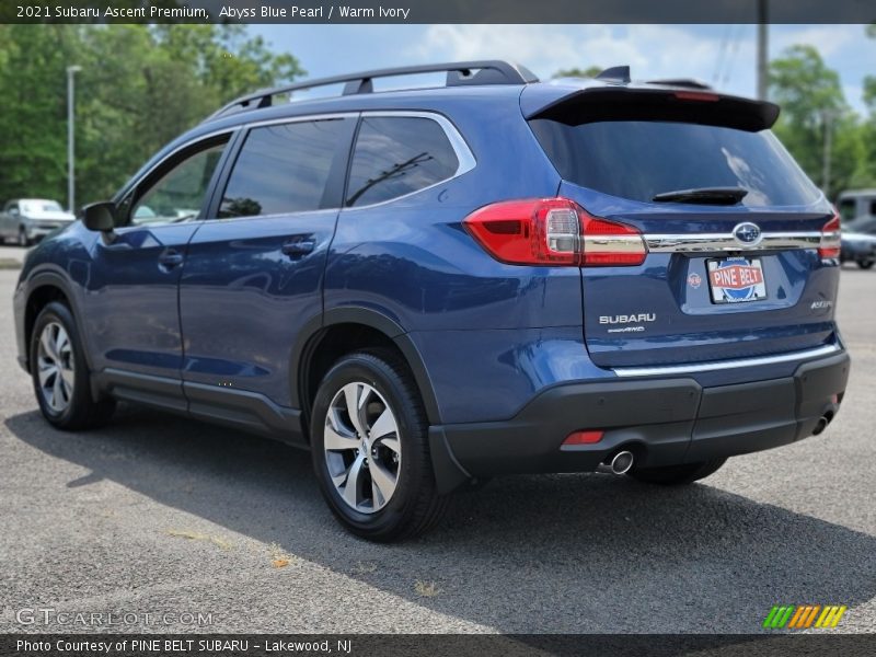 Abyss Blue Pearl / Warm Ivory 2021 Subaru Ascent Premium
