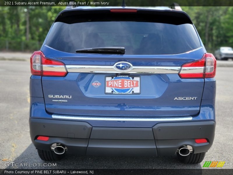 Abyss Blue Pearl / Warm Ivory 2021 Subaru Ascent Premium