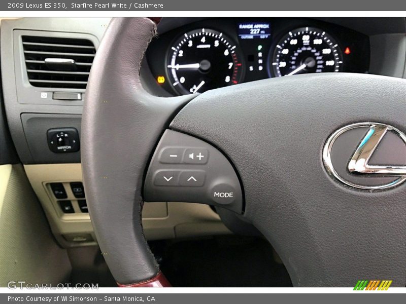 Starfire Pearl White / Cashmere 2009 Lexus ES 350