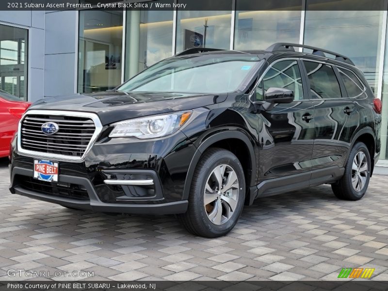 Crystal Black Silica / Warm Ivory 2021 Subaru Ascent Premium