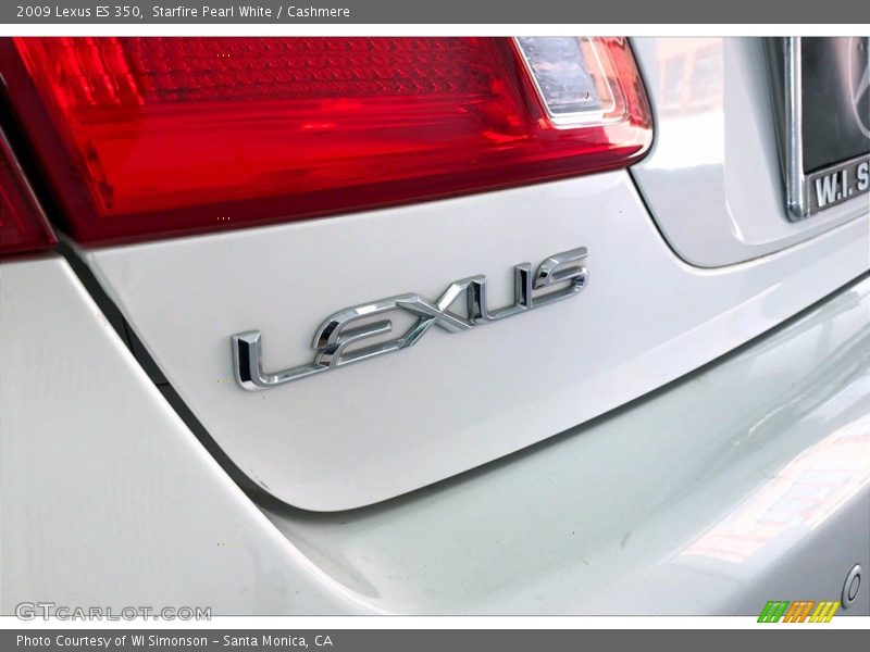 Starfire Pearl White / Cashmere 2009 Lexus ES 350