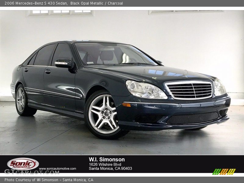 Black Opal Metallic / Charcoal 2006 Mercedes-Benz S 430 Sedan