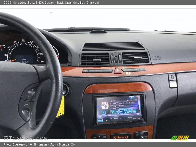 Black Opal Metallic / Charcoal 2006 Mercedes-Benz S 430 Sedan