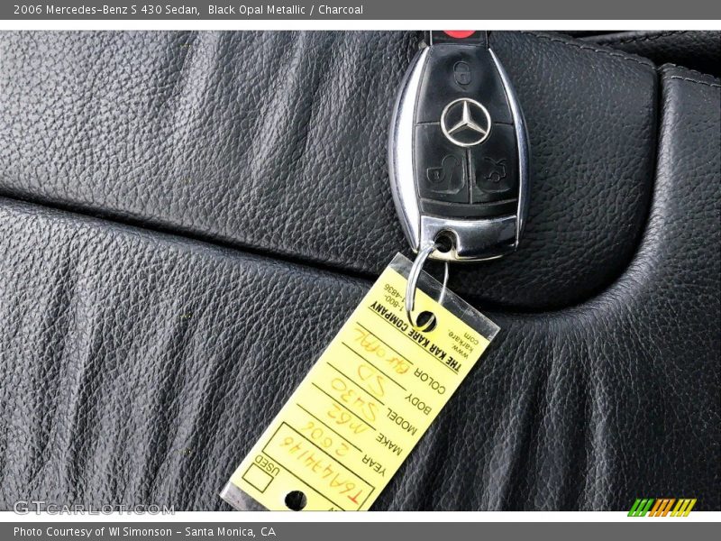 Black Opal Metallic / Charcoal 2006 Mercedes-Benz S 430 Sedan